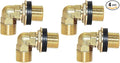 Joywayus Wall Mount Commercial Faucet Installation Kit, Brass 1/2" G Male Elbow by Joywayus