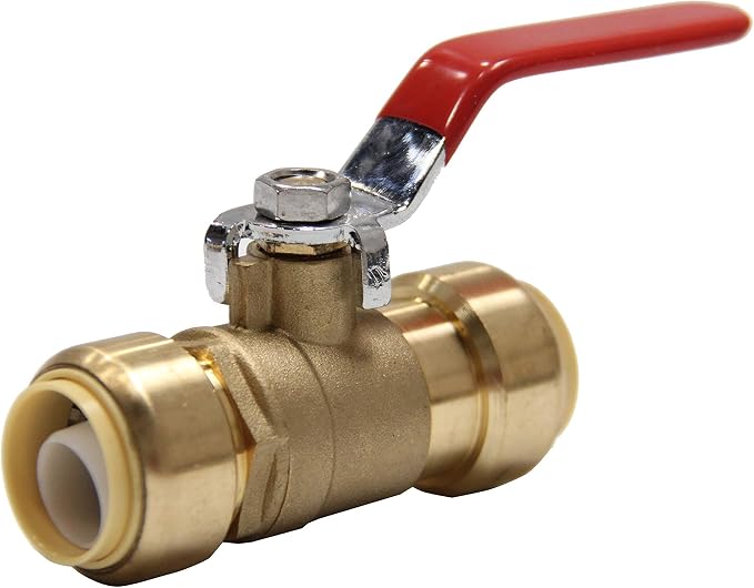 EFIELD 1/2 Inch Push-Fit Full Port Ball Valve | - Image 2
