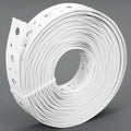 White Coating Metal Strapping 1-Inch x 33FT 0.6mm Thickness by AxiSculpt
