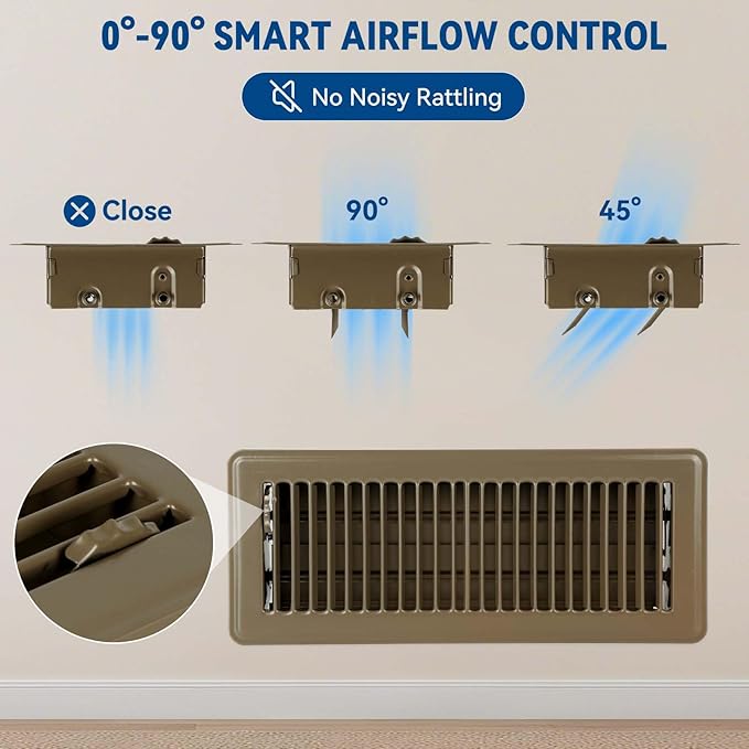 4" x 10" Floor Register Vent Covers 10-Pack - Image 4