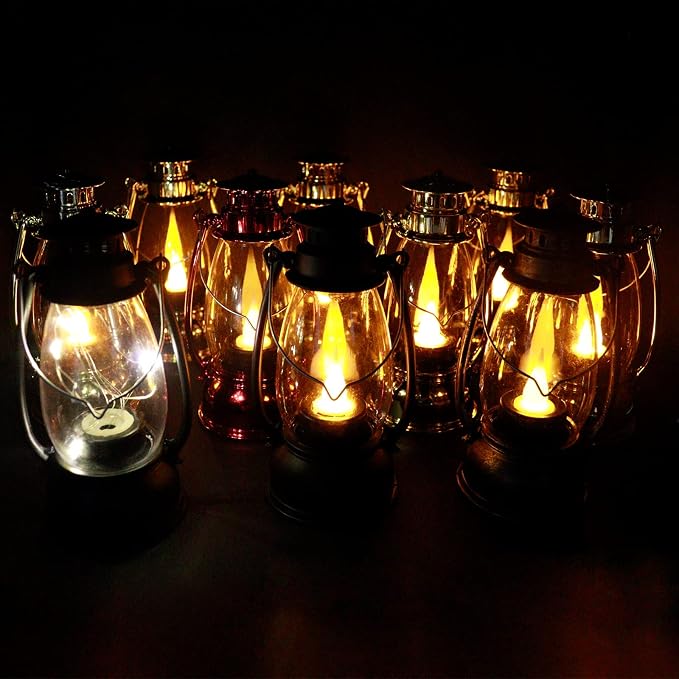 Mini Lanterns for Vintage Western Christmas Decor, Lightweight Portable Small - Image 4