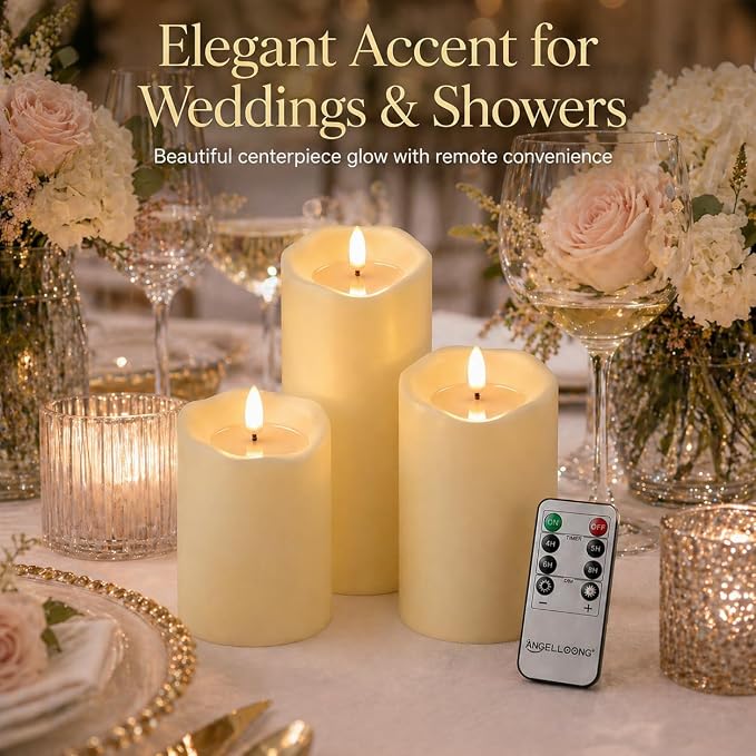 ANGELLOONG Battery Candles Flickering Flameless Candles - Image 5