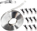 Hose Clamp Kit, 33 FT 304 Stainless Steel, Cut-to-Size by ALLWIN