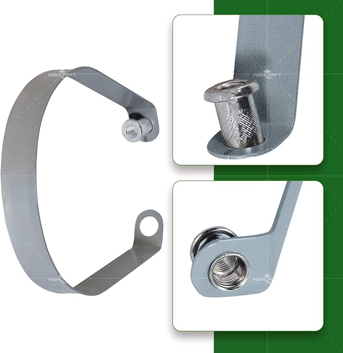 Highcraft ITSO-FQ114-10 Swivel Loop Pipe Hanger, Epoxy Coated Steel, 1-1/4 in. - Image 2