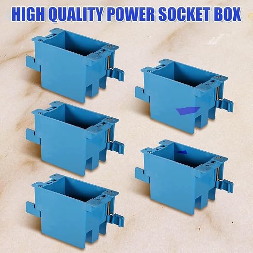 24 Pack 1-Gang Old Work Retrofit Electrical Box, 14 Cu. in. PVC Junction Box - Image 6