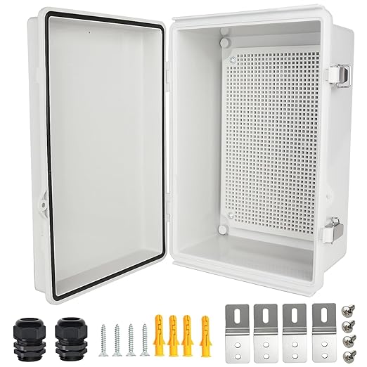 Electrical Junction Box, IP67 Waterproof Outdoor Box ABS Plastic Enclosure by Qukipet
