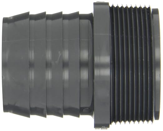 Spears 1436 Series PVC Tube Fitting, Schedule 40, 1-1/4" Barbed x NPT Male - Image 2