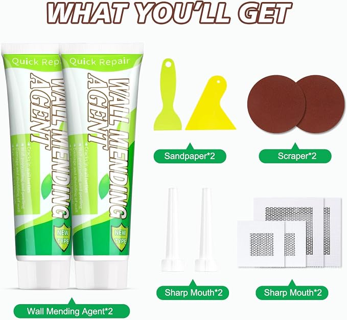 Drywall Repair Kit, Wall Mending Agent Quick and Wall Surface Hole Fill Quick - Image 7