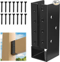 Concealed Joist Hanger 12 Pack 2"x6" Outdoor Concealed Joist Hangers | Q235B by FMhotu
