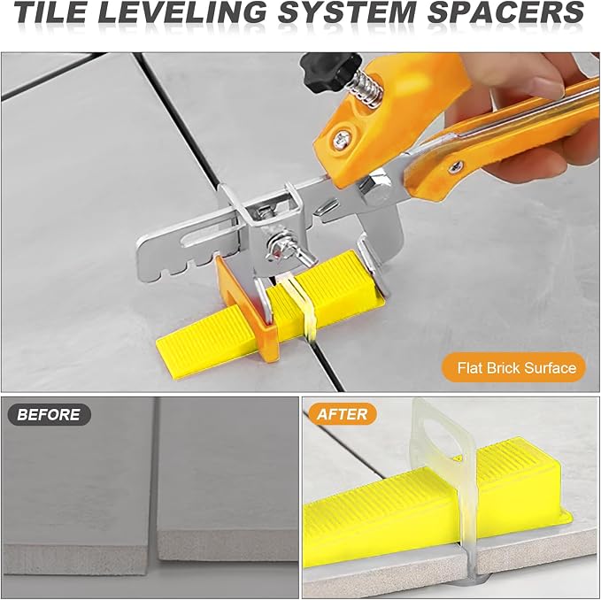Storystore 4650pcs Tile Leveling System Clips 1/16 Inch Tile Spacers | Tile - Image 6