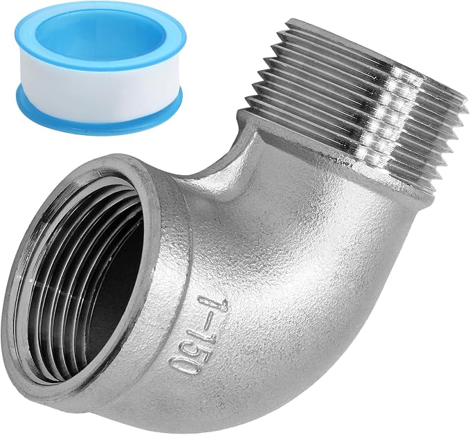 304 Stainless Steel 90° Street Elbow, - Image 2