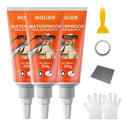 Concrete Crack Filler, Heavy-Duty Cement Crack Filler, Self Leveling Concrete by MOLLOR