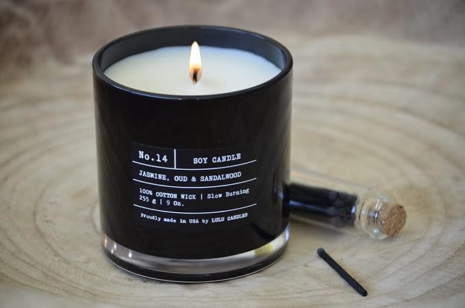 Lulu Candles | Espresso Bean | Luxury Scented Soy Jar Candle | Hand Poured in - Image 6