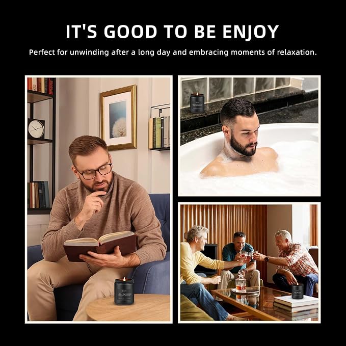 Scented Candles Set | Gifts for Men - Image 7