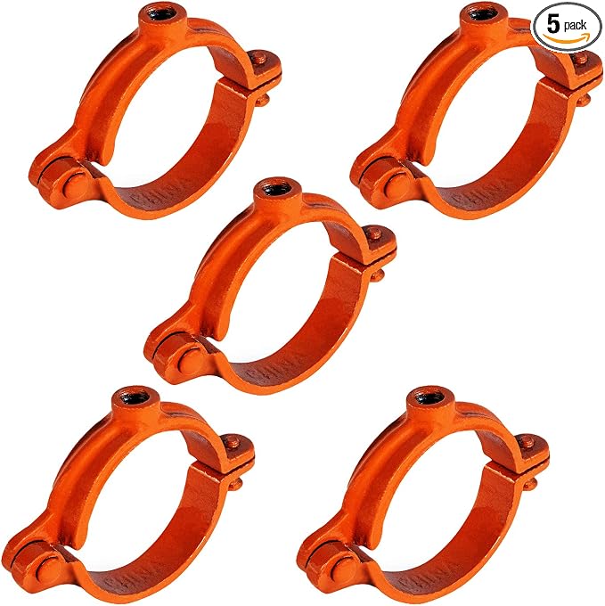 HIGHCRAFT HINGC-112-5 Industrial Decor Hinged Split Ring Pipe Hanger 1-1/2 in. by Highcraft