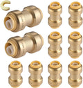 10PC HeSun Pushfit Coupling, 3/4"x3/4" Push to Connect Plumbing Fittings | by HeSun