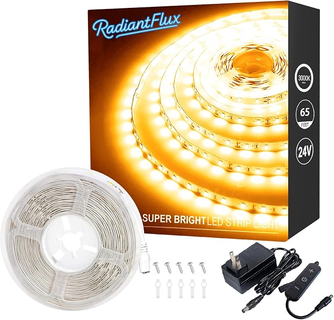 RadiantFlux Warm White Led Strip Lights by RadiantFlux