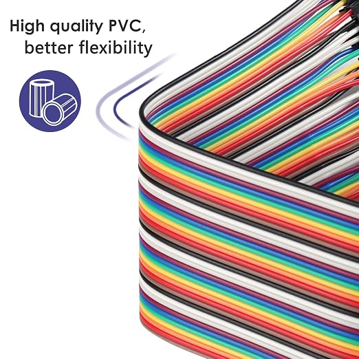 120pcs 40cm Dupont Wire Female to Female Breadboard Jumper Wires 15.7 inch - Image 4