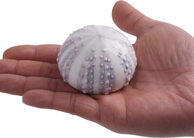 WANSHUNLMI Ceramic Purple Sea Urchin Toilet Floor Bolt Caps, Universal Fit and - Image 3