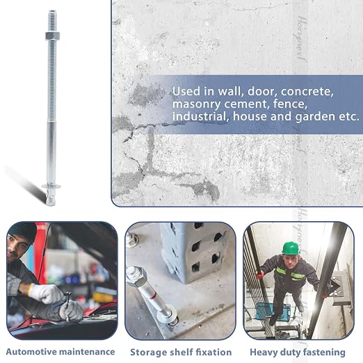 1/2 Concrete Anchors, 1/2 Wedge Anchors Bolts, equipment bases, and shop - Image 4