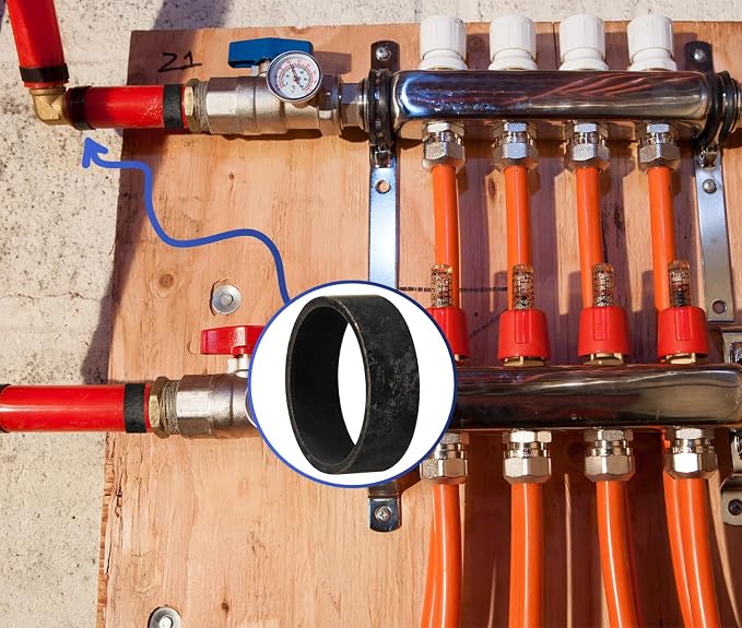 50 Pack 3/4" PEX Copper Crimp Rings | - Image 7