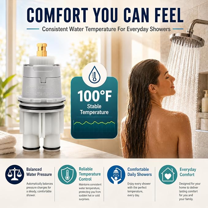 2 Pcs RP46074 Delta Shower Cartridge Compatible - Image 6