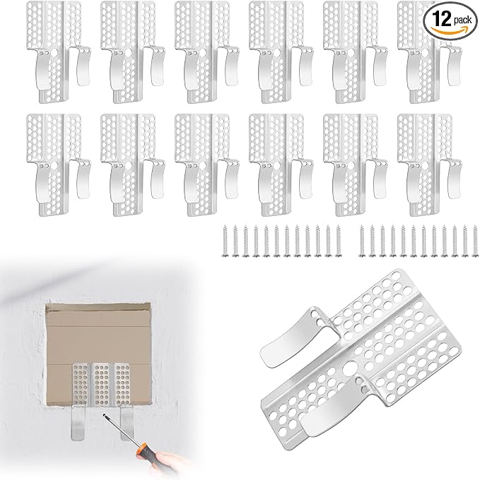 XIHIRCD 12pcs Drywall Repair Clips by XIHIRCD