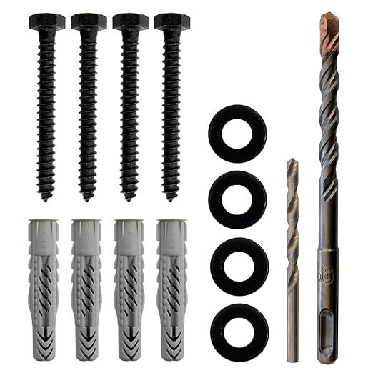 Lag Bolt Kit for Mounting A TV Into Wood Or Concrete by ECHOGEAR