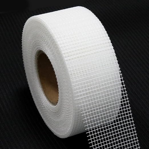 QILIMA Self-Adhesive Fiberglass Drywall Joint Mesh Tape, Fiber Mesh Crack Patch - Image 2