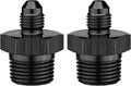 EVIL ENERGY 3AN Male Flare to 3/8" NPT Pipe Fitting Adapter Straight Aluminum by EVILENERGY