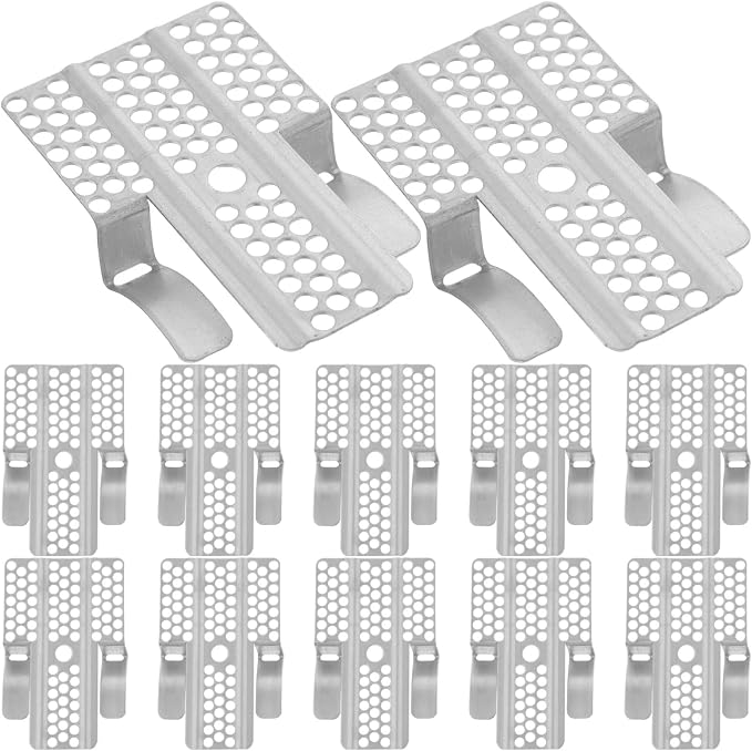 Operitacx 12pcs Stainless Steel Drywall Repair Clips by Operitacx