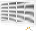 Fancat 24x12 Duct Opening | Steel Return Air Grille | Vent Cover Grill by SmarterAirBetterLiving