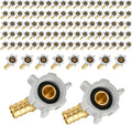 EFIELD 1/2" Pex x 1/2" Female NPT Swivel Elbow | Brass Barb Crimp Fittings by EFIELDPEXTUBING