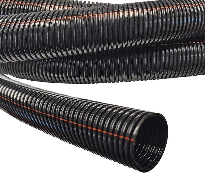 Electriduct 1" UV Rated Flame Retardant Wire Loom Black Nylon Split Tubing by Electriduct
