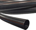 Electriduct 1" UV Rated Flame Retardant Wire Loom Black Nylon Split Tubing by Electriduct