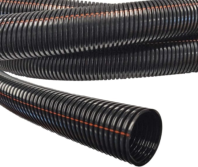 Electriduct 1/2" UV Rated Flame Retardant Wire Loom Black Nylon Split Tubing by Electriduct
