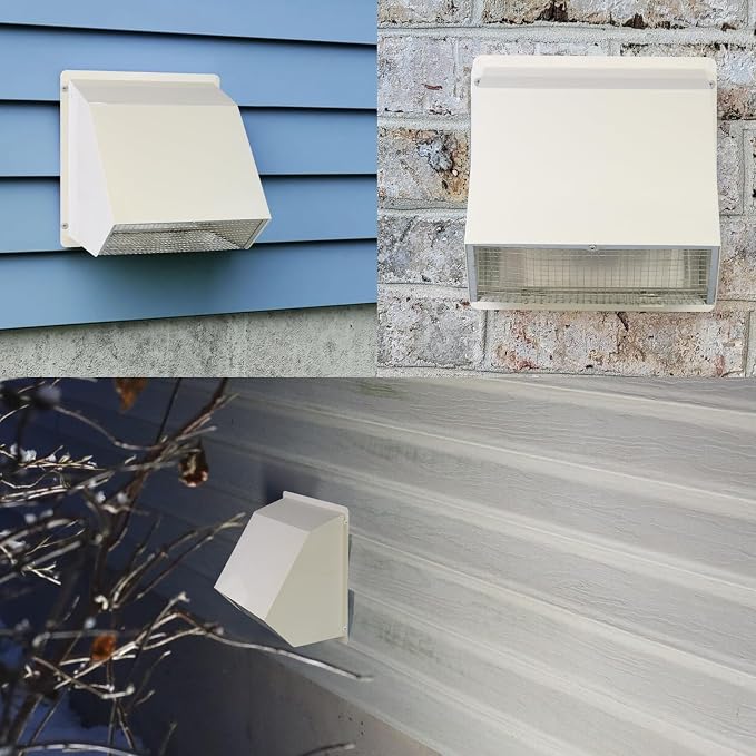 3 Inch Dryer Vent Cover Outside, Wall Vent Exhaust Vent Cover Exterior 3" Dryer - Image 8