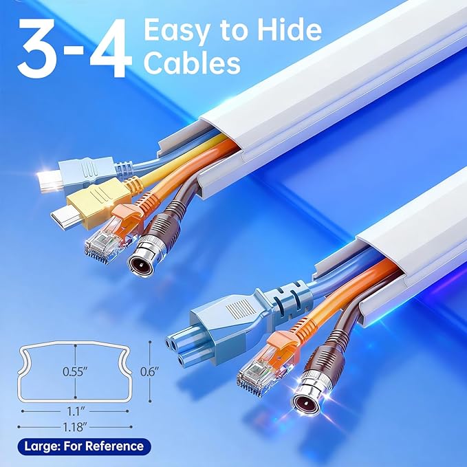 Delamu Cord Hider, 236in Cord Covers - Image 2