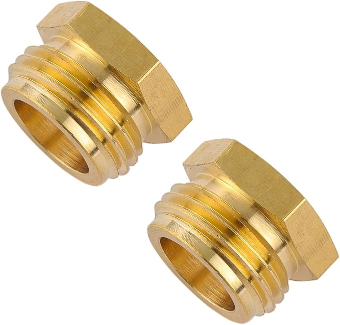 Garden Hose Adapter, 3/4" GHT Male to 1/2" NPT Female Connector | GHT to NPT - Image 5