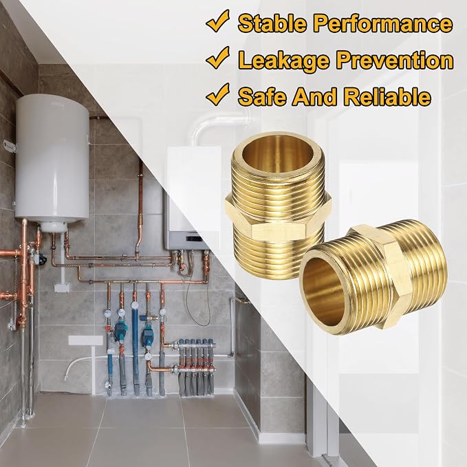 PATIKIL Brass Pipe Fitting - Image 5