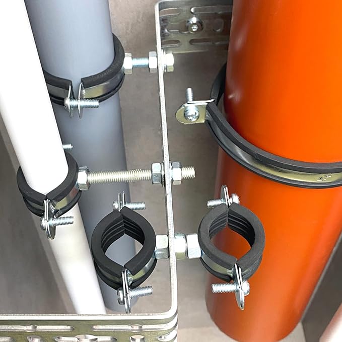 6 Pcs 1.9-2 Inch Split Ring Pipe Hanger, 47-51mm Heavy Duty Adjustable Pipe - Image 6