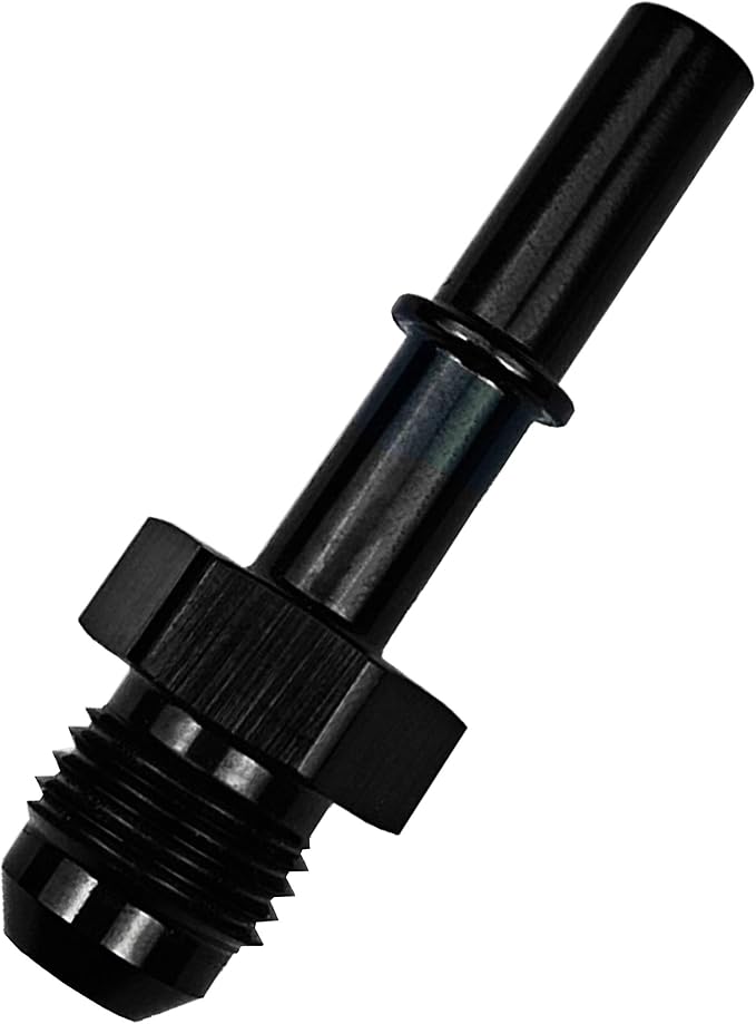 8AN Male to 5/16 SAE Quick Disconnect Male Push-On EFI Fitting Fuel Rail Hose - Image 2