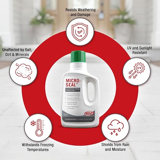 Rainguard Pro Micro-Seal Concrete Sealer, Silane Siloxane Water Repellent | - Image 7