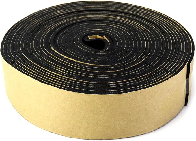 QWORK Pipe Wrap Insulation, Waterproof Foam Insulation Tape Adhesive by QWORK