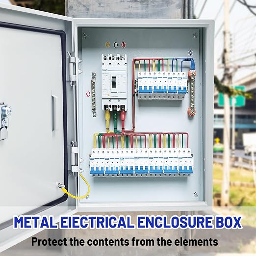 Electrical Junction Box 10x8x6, NEMA 4X IP66 Steel Enclosure Box | 1.5mm steel - Image 2
