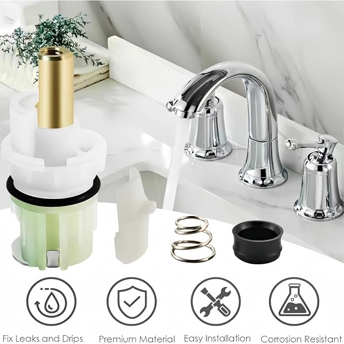 RP25513 Faucet Stem Repair Kit for Delta 2-Handle Faucets 2-Pack | Includes - Image 4