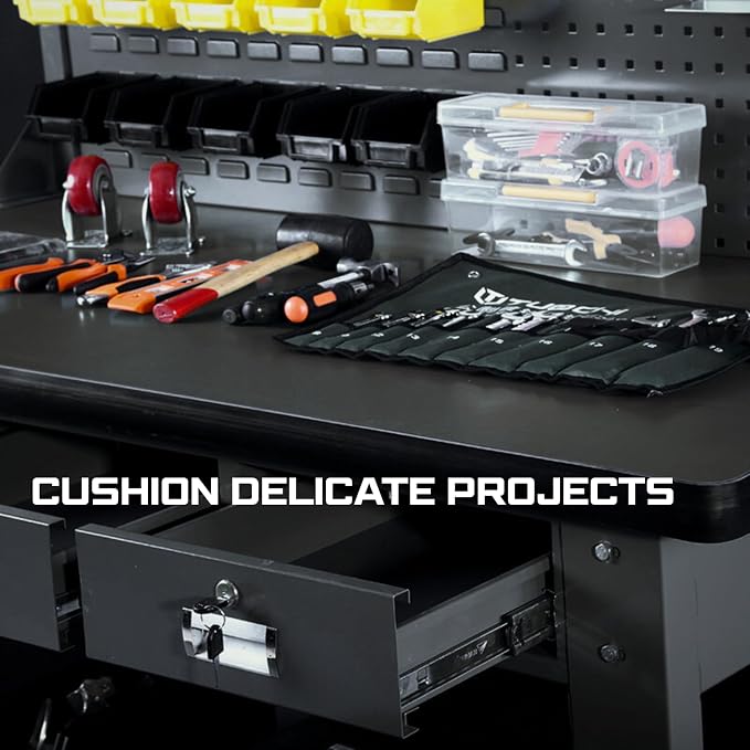 ONREVA Workbench Mat 24X48 Inches, EVA Rubber Work Mat, Protect Your Work Bench - Image 7