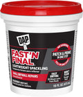 DAP Fast 'N Final Lightweight Spackling, 16 Oz by DAP