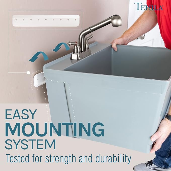 JS Jackson Supplies Tehila Grey Wall Mounting Kit - Image 4