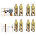 12x30mm Drywall Anchors 100 PCS, Galvanized Expansion Metal Wall Anchor Sleeves by Unknown